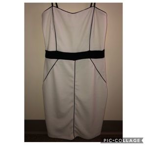 White fitted dress